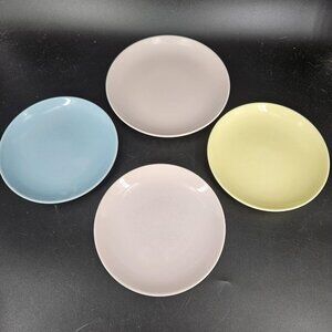 Vint Iroquois Russel Wright Casual China Plates Set Three 6.5" One 7.5" USA MCM